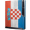 Croatia Flag Distressed Playstation 3 & PS3 Slim Skin
